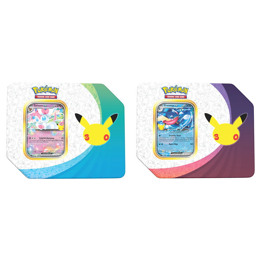 Pokémon TCG: 30th Celebration: ex Tin Sylveon / Greninja - ACD
