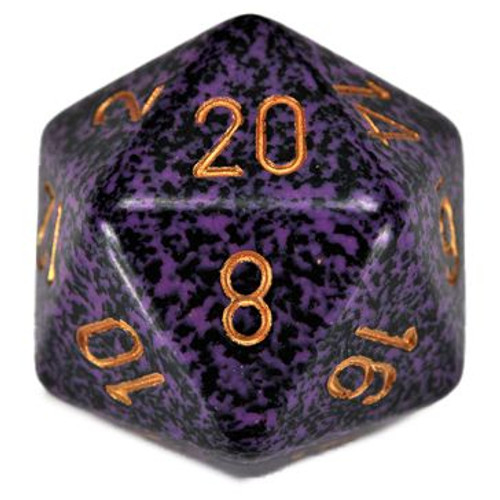 d20 Single 34mm Speckled Hurricane