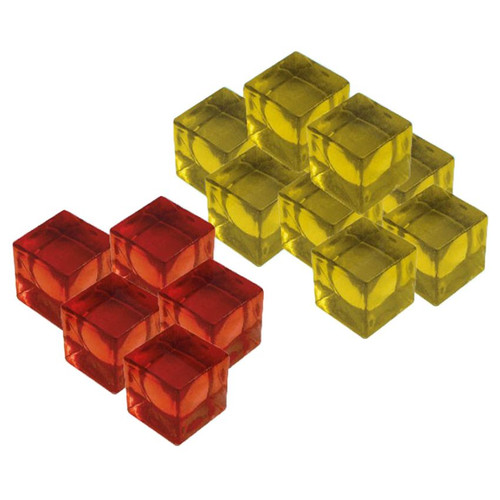 Wings of Glory: Tripods and Triplanes: Energy Cubes (10 Red, 20 Yellow)