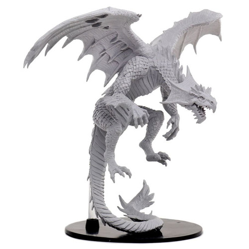 Pathfinder: Deep Cuts Minis: Gargantuan White Dragon (Unpainted) Pathfinder: Deep Cuts Minis: Gargantuan White Dragon (Unpainted)