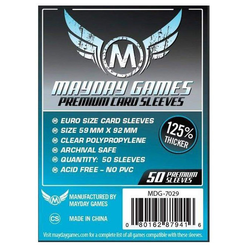 Deck Protector: Euro Premium Card (50) Deck Protector: Euro Premium Card (50)