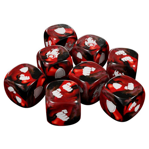 Street Fighter: The Miniatures Game Red Battle Dice Street Fighter: The Miniatures Game Red Battle Dice