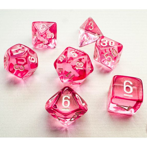 7-Set Mini Translucent Pink with White 7-Set Mini Translucent Pink with White