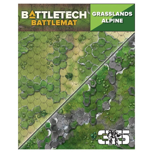 BattleTech: Battle Mat: Grasslands Alpine BattleTech: Battle Mat: Grasslands Alpine