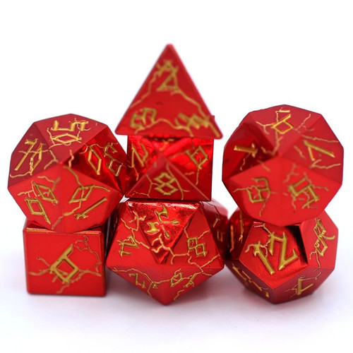 7-Set Barbarian Solid Metal: Chrome Red with Gold 7-Set Barbarian Solid Metal: Chrome Red with Gold