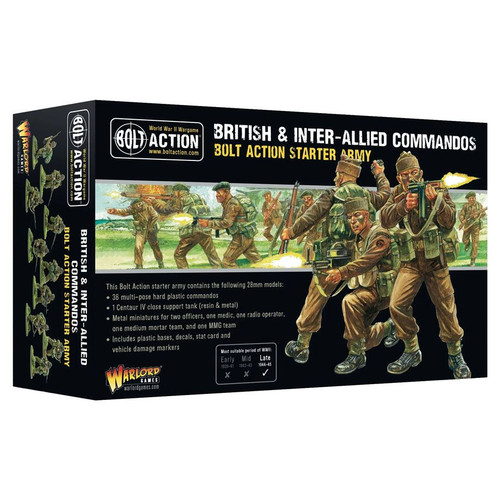 Bolt Action: British & Inter-Allied Commandos Starter Army Bolt Action: British & Inter-Allied Commandos Starter Army