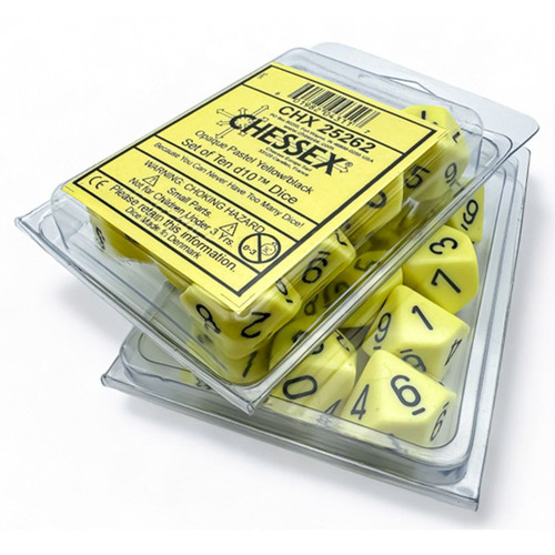D10 Clamshell Opaque Pastel Yellow/black (10) D10 Clamshell Opaque Pastel Yellow/black (10)
