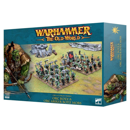 09-03 Warhammer The Old World: Orc & Goblin Tribes: Orc Boyz & Orc Arrer Mob 09-03 Warhammer The Old World: Orc & Goblin Tribes: Orc Boyz & Orc Arrer Mob