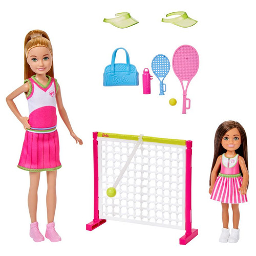 Barbie: Chelsea & Stacie Tennis Lessons (4) Barbie: Chelsea & Stacie Tennis Lessons (4)