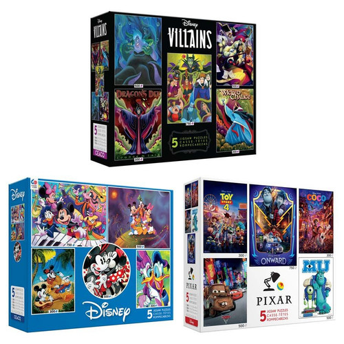 Puzzle: Disney 5 in 1 Multi Pack Assortment (3)