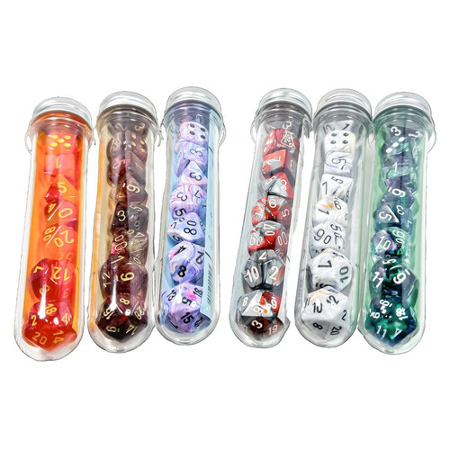 Lab Dice 7 Polyhedral Dice Set Sampler 8 (18)