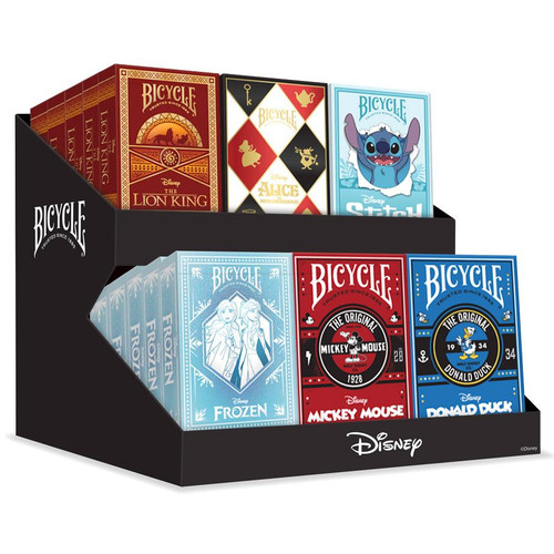 Bicycle 2024 Disney Assortment 2-Tier Disp (36)