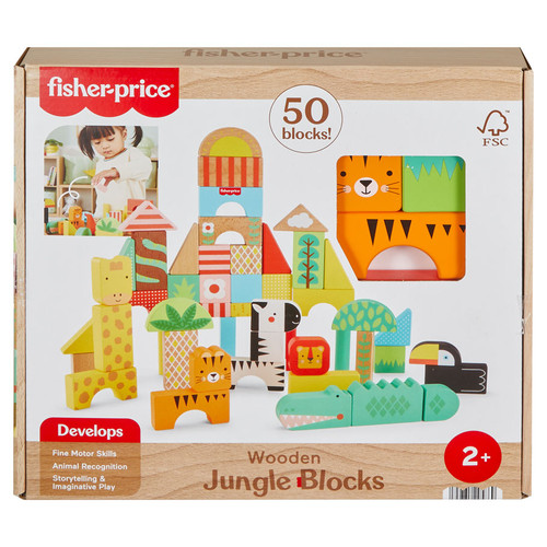 Fisher-Price: Wood: Jungle Blocks (3)