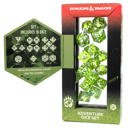 D&D Adventure Dice: Druid (Green)