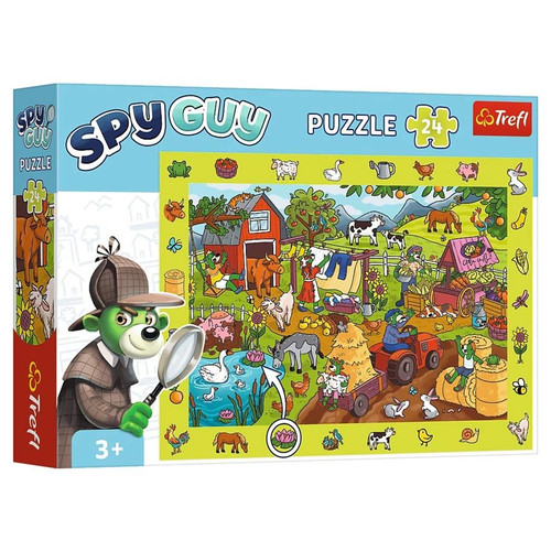 Puzzle: Spy Guy: Farm 100 Piece