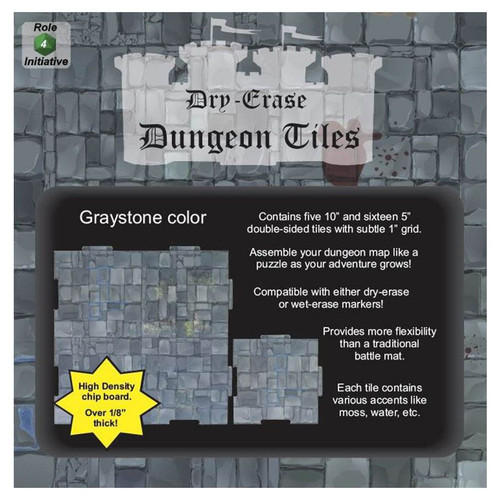 Dry-Erase Dungeon Tiles Graystone: Combo Pack Dry-Erase Dungeon Tiles Graystone: Combo Pack
