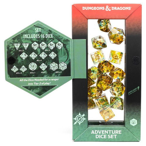D&D Adventure Dice: Ranger (Green / Multi)