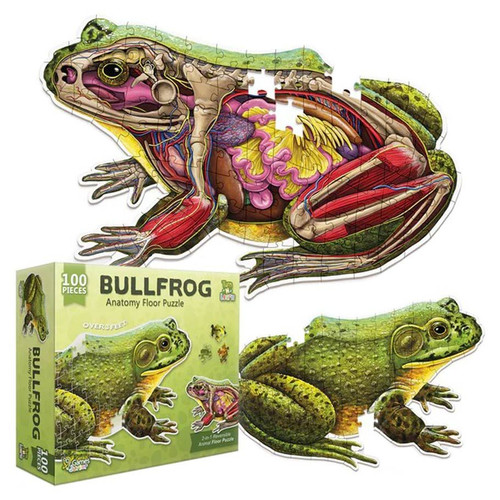 Puzzle: Turn N Learn: Frog 100pc