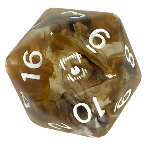 d20 Single 30mm Diffusion Werewolf's Bite with symbol d20 Single 30mm Diffusion Werewolf's Bite with symbol