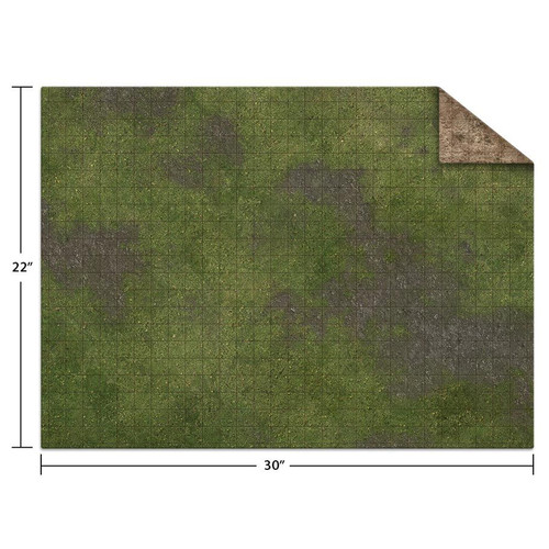 22" x 30" Broken Grassland/Desert Scrubland Adventure Mat 22" x 30" Broken Grassland/Desert Scrubland Adventure Mat
