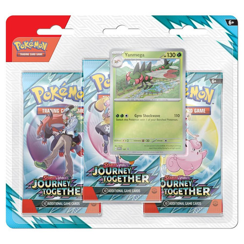 Pokémon TCG: Scarlet & Violet 9: Journey Together: 3-Booster Blister Carton (24)