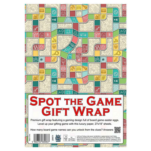 Spot the Game Gift Wrap Spot the Game Gift Wrap