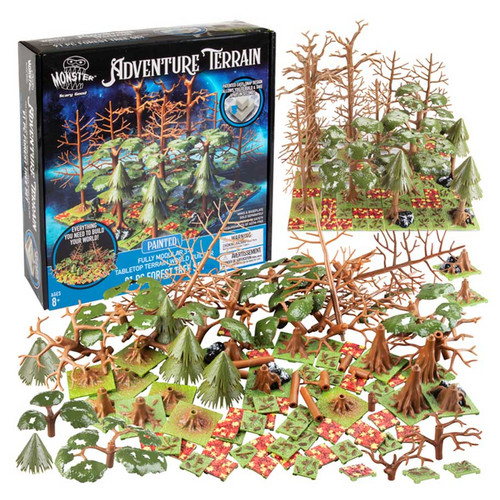 Monster Adventure Terrain: Painted: Forest Tree Set (91pc)
