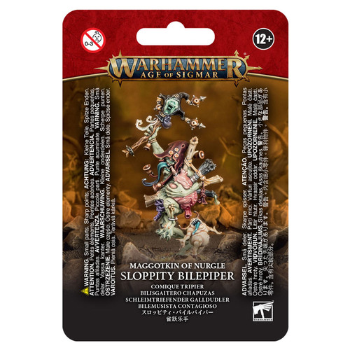 83-44 Warhammer: Age of Sigmar: Maggotkin of Nurgle: Sloppity Bilepiper 83-44 Warhammer: Age of Sigmar: Maggotkin of Nurgle: Sloppity Bilepiper