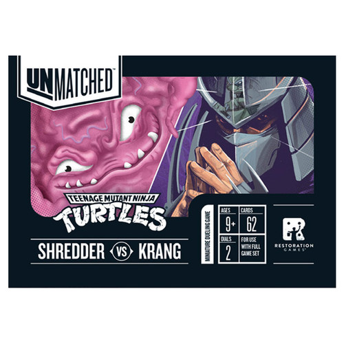 Unmatched Adventures: Teenage Mutant Ninja Turtles: Shredder/Krang Hero Deck Expansion