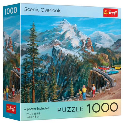 Puzzle: Scenic Overlook 1000 Piece (Trefl Red)