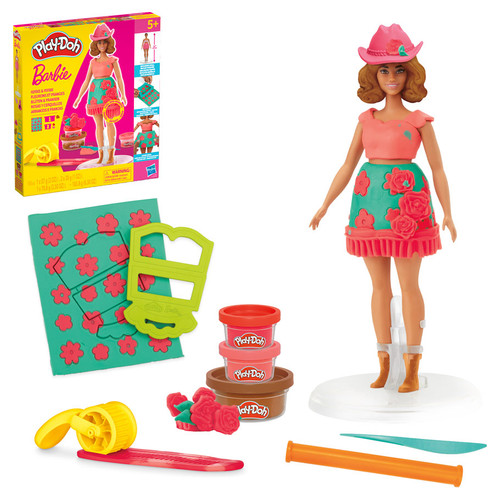 Play-Doh: Barbie: Florals & Fringe (6)