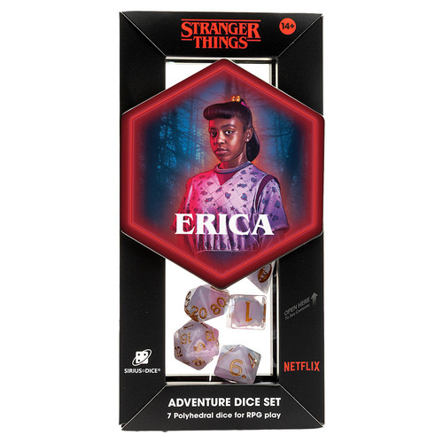 7-Set Stranger Things Adventure Dice: Erica