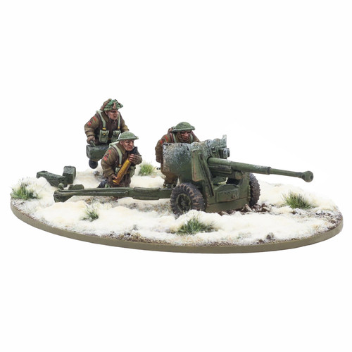 Bolt Action: 6 pdr Anti-Tank Gun with British Infantry (Winter) Crew Bolt Action: 6 pdr Anti-Tank Gun with British Infantry (Winter) Crew