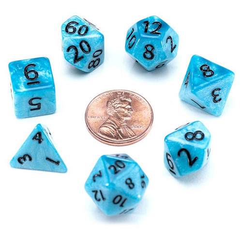 7-Set Mighty Tiny Dice: Sea Sparkle