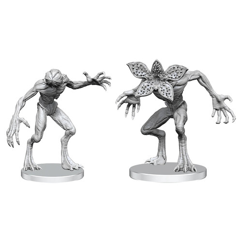 Stranger Things Unpainted Miniatures: Demogorgons