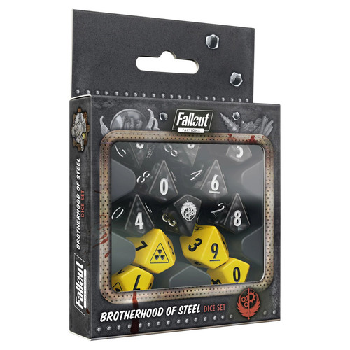 Fallout: Factions: Dice Set: Brotherhood of Steel