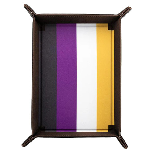 Folding Dice Tray: Pride: Nonbinary