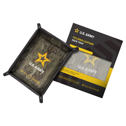 Folding Dice Tray: U.S. Army: OPC Camoflage