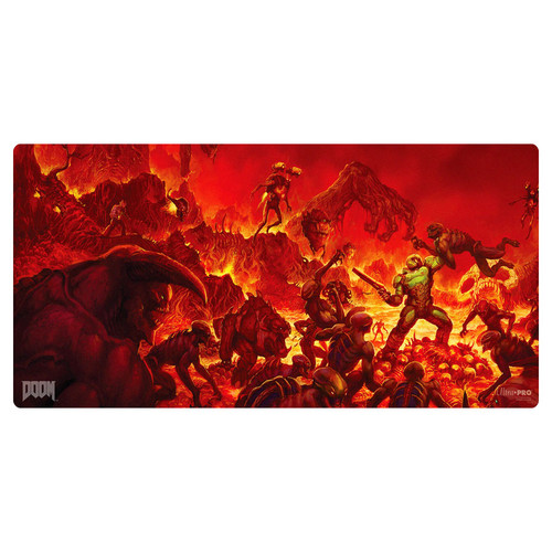 Playmat: Extended: Doom: Creatures of Hell: Doom Slayer