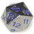 d20 Clamshell Single 22mm Metal Countdown Silver with Blue d20 Clamshell Single 22mm Metal Countdown Silver with Blue