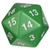 d20 Single 55mm Countdown Green