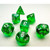 7-Set Mini Translucent Green with White 7-Set Mini Translucent Green with White