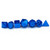 7-Set 10mm Mini Solid Metal: Blue 7-Set 10mm Mini Solid Metal: Blue