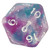 d20 Single 30mm Diffusion Bardic Inspiration with symbol d20 Single 30mm Diffusion Bardic Inspiration with symbol