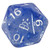 d20 Single 30mm Diffusion Wizard's Arcana with symbol