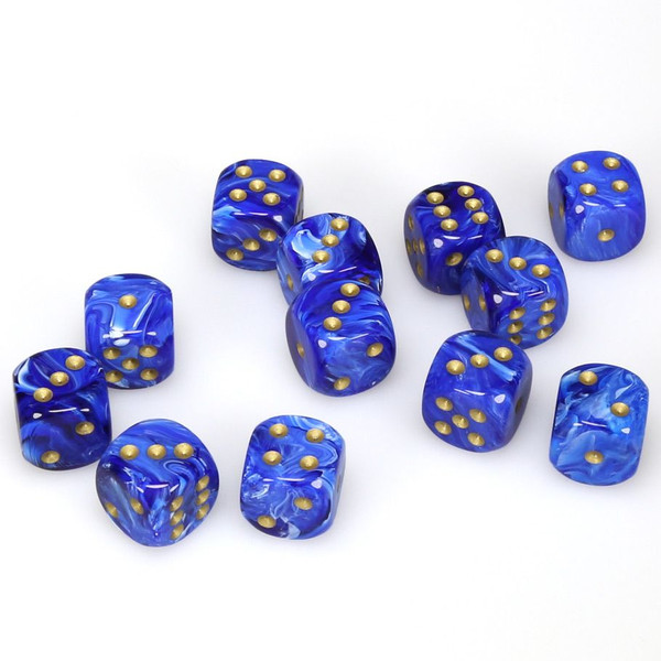 未開封 シールド ICE CUBE DAS EFX USオリジナル CHECK d6 Cube 16mm Vortex Blue with Gold (12) - ACD Distribution