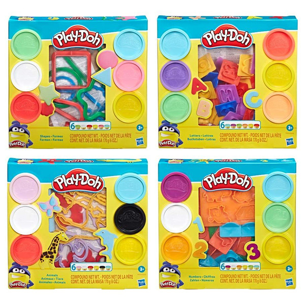 Hasbro Play-Doh Fundamentals Assortment 6 Kids Educational Creative