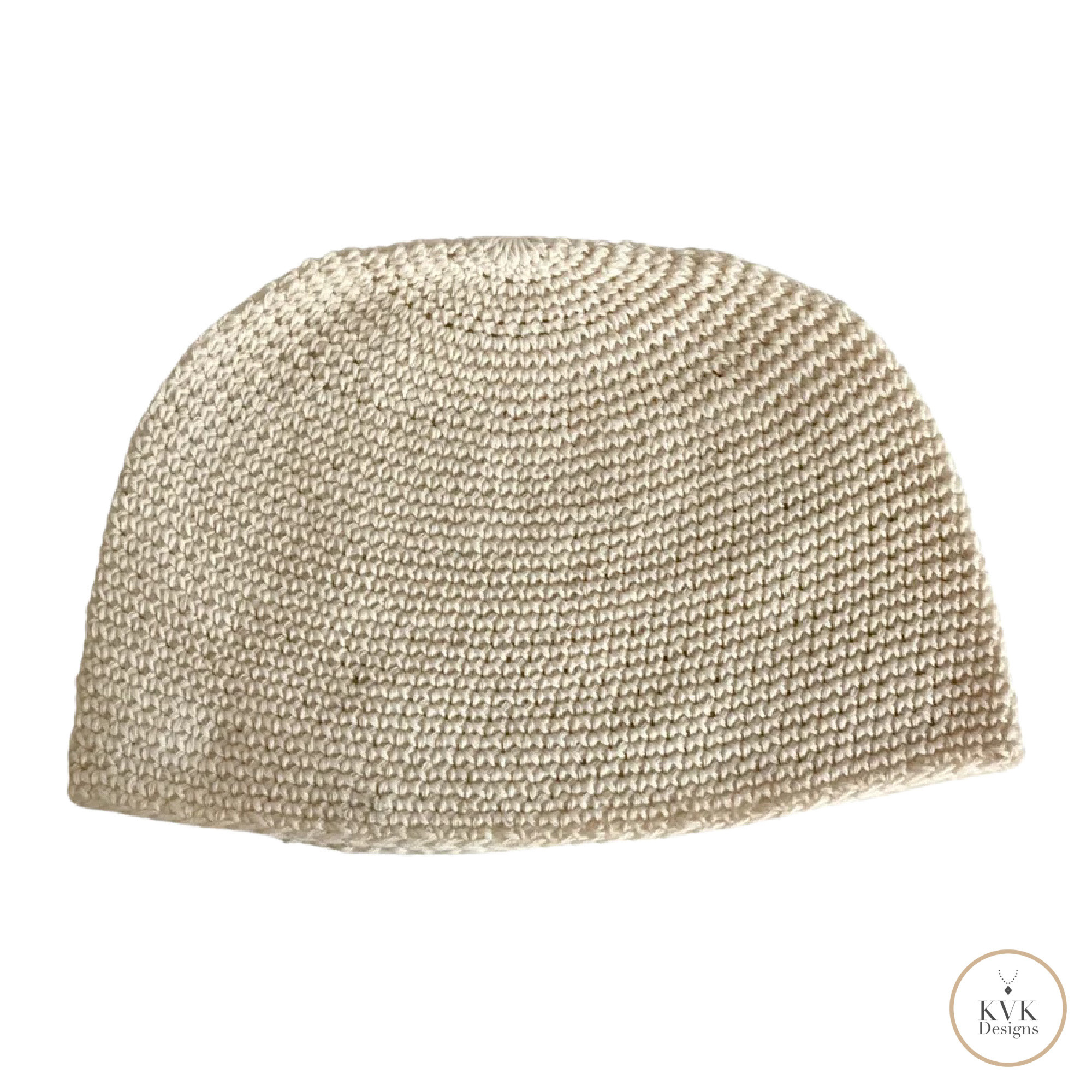 Cream Kufi Skull Cap