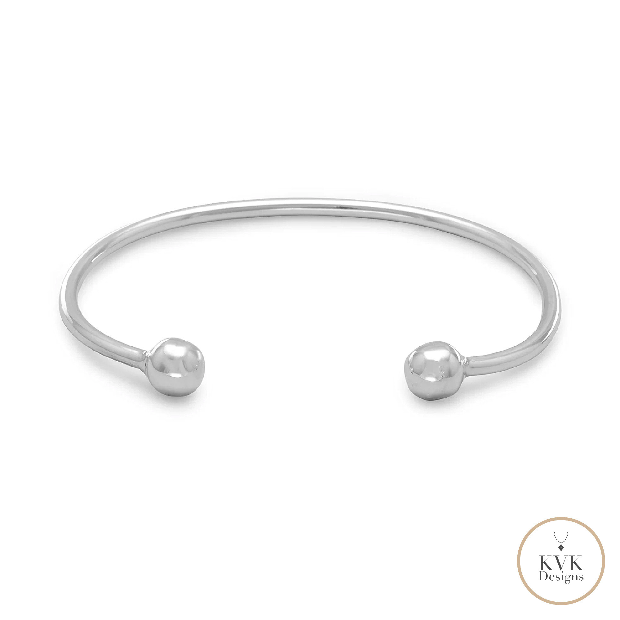 Sterling Silver Amethyst Open Cuff Bracelet Handcrafted Natural Stone