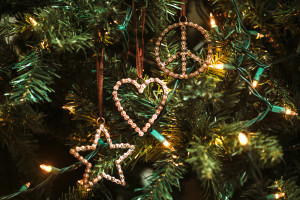 Christmas Bike Chain Ornament Set of 3